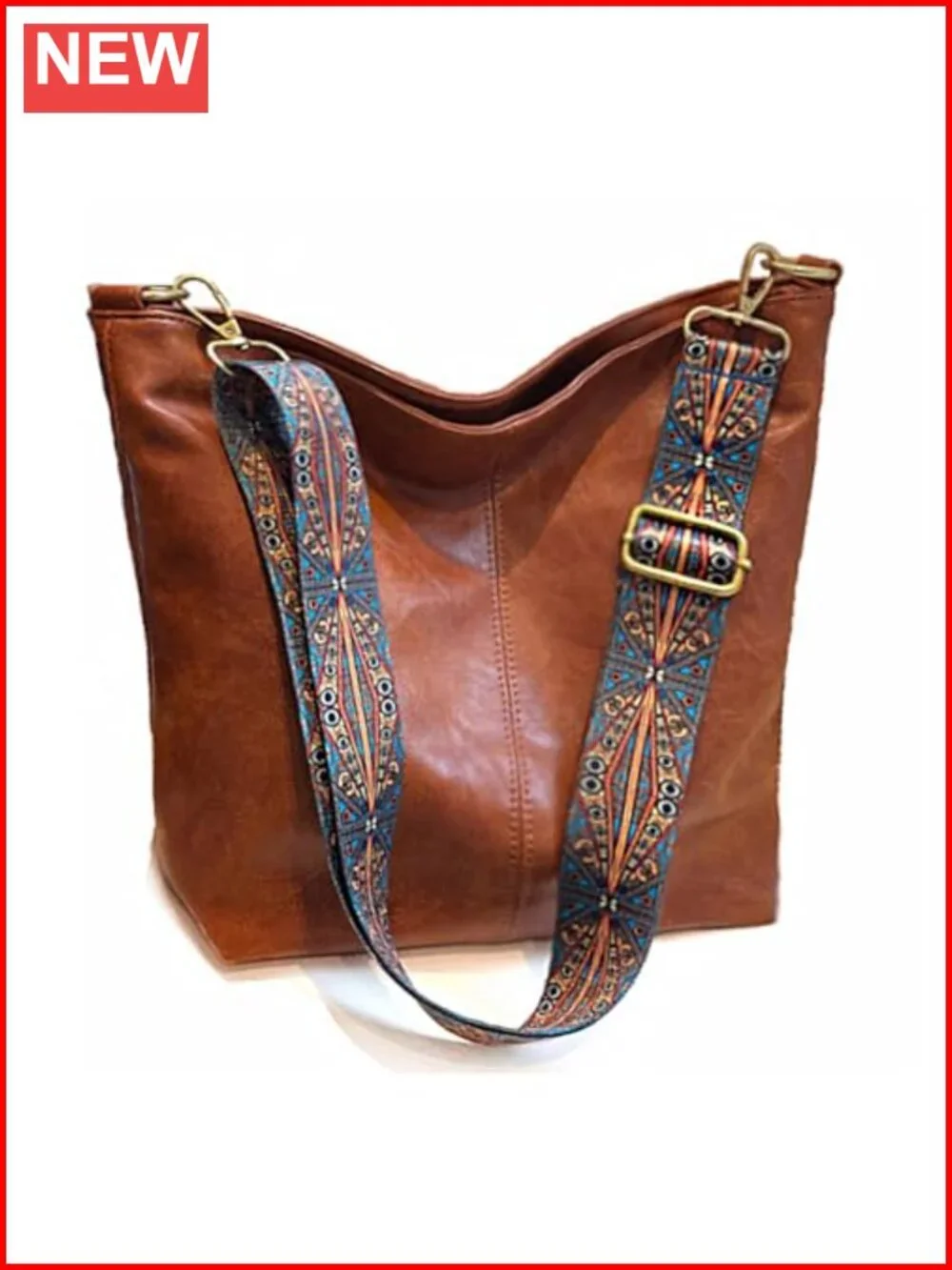 Vegan Leather Crossbody Bag Hobo Shoulder Purse with Zipper Handbags for Women